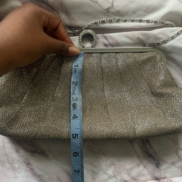 Lulu Townsend gold sparkly clutch - Picture 10 of 10